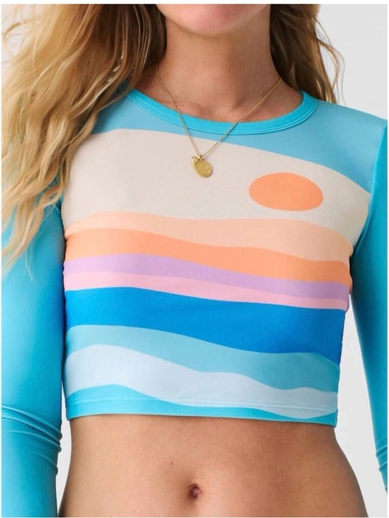 FAHERTY Tops - NEW FAHERTY montauk rash guard in sun and wave